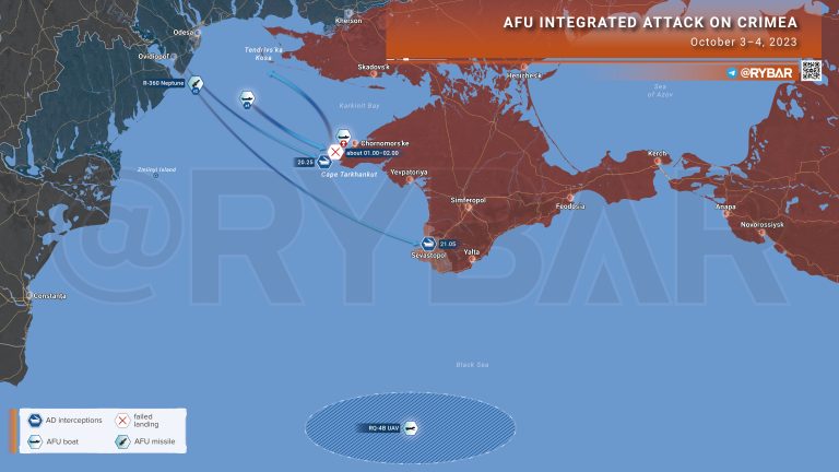 Комбинираната атака на Украйна срещу Крим от 3-4 септември