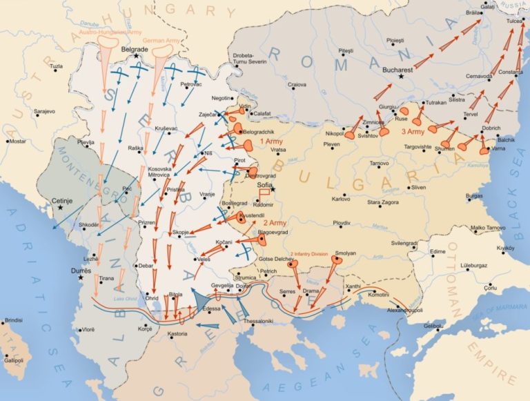 България в Първата световна война – разгромът на Сърбия, Франция, Великобритания и освобождението на Македония (I част)