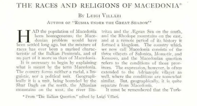 The National Geographic Magazine от 1912 година: Расите и религиите на Македония (да, няма македонци, а българите са “правдиви и практични”)